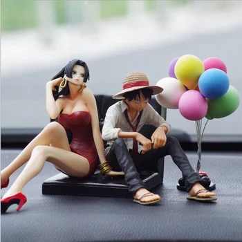

Creative Car Ornaments Luffy Model Doll Ornaments Car Center Console Decoration Car Decoration Accessories