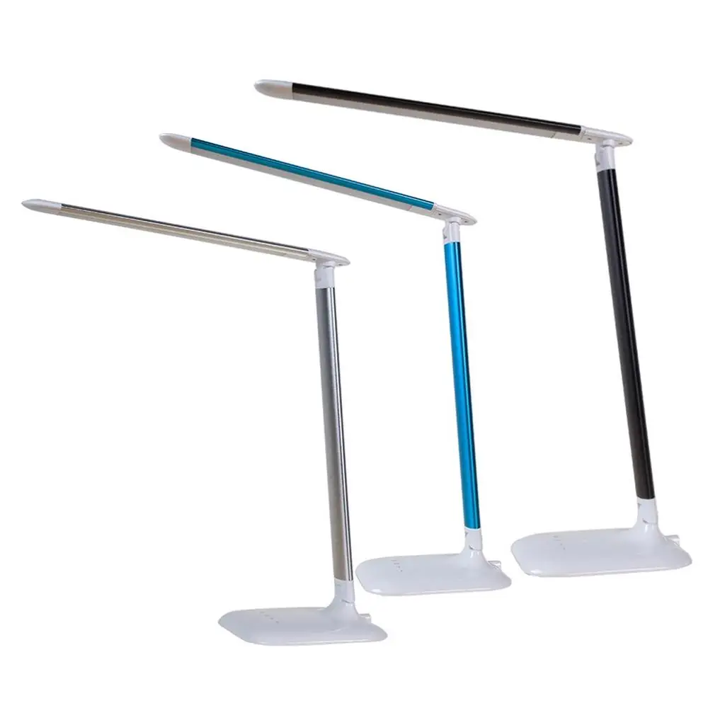 USB Eyes Protection Light Table Lamp Five-Level Dimmable Foldable Touch Sensor Control Table LED Desk Lamp