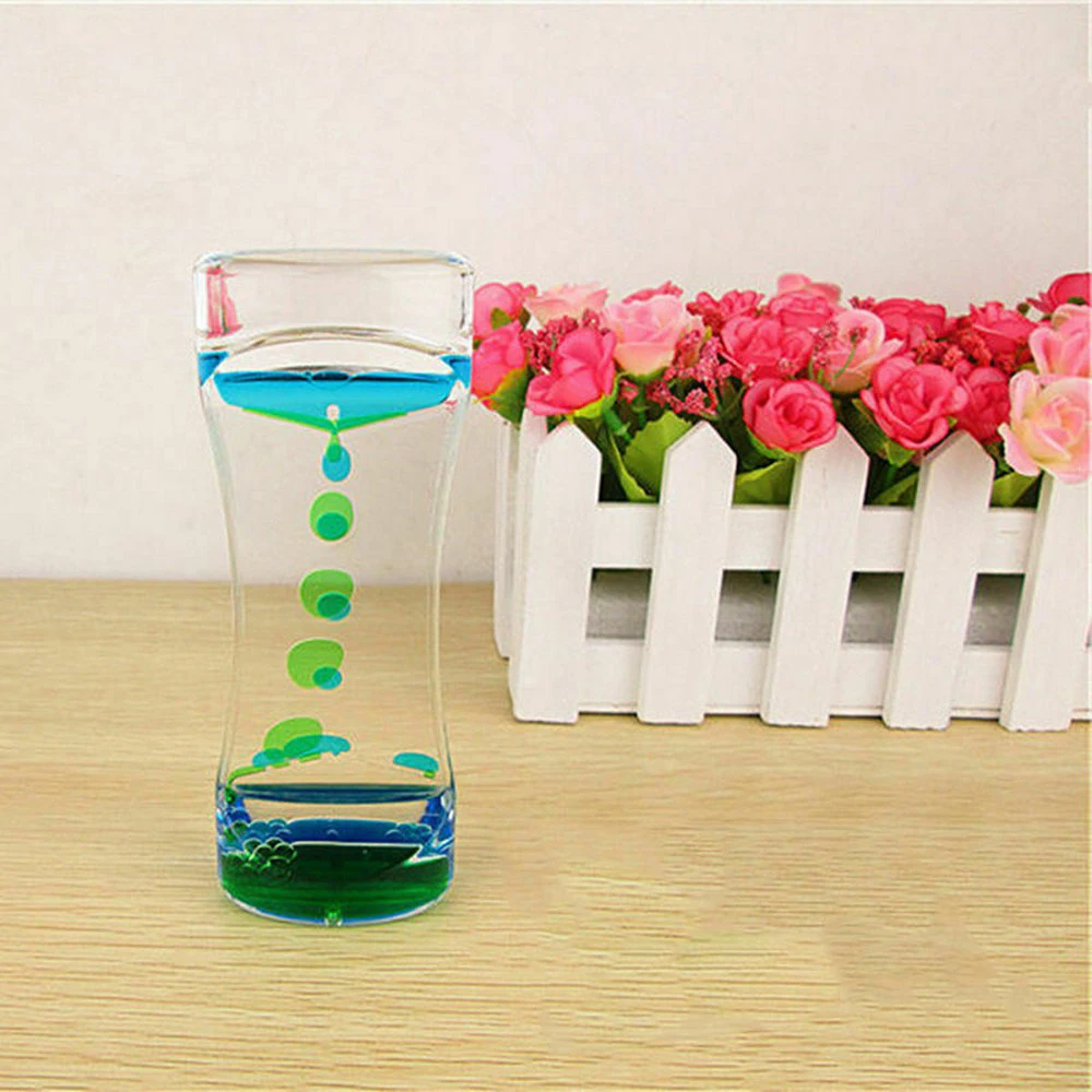 Домашние плавающие масляные песочные часы орнамент масло капля игрушка ...