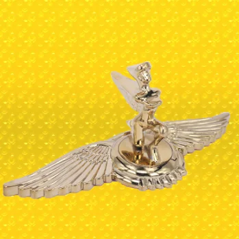 baratas Ouro Metal Nymph Asa Deusa águia Carro Capa Ornamento Emblemas Crachá Adesivo