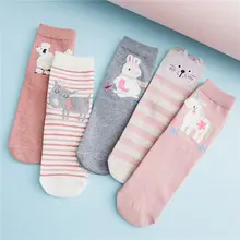 KingDeng Зима Держать Теплые Носки Для Женщин Kawaii Забавный Милый Носок Для Девочек Harajuku Мультфильм Розовый Носок Модный Дизайн Уличная Одежда