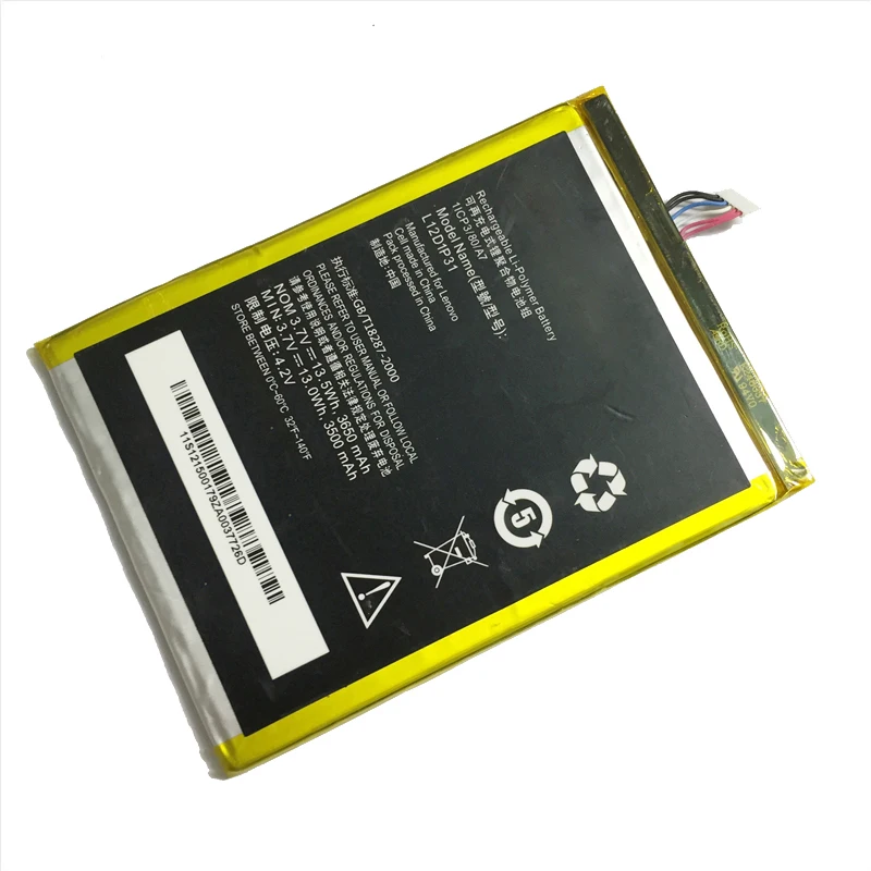 Литий-полимерный Батарея L12D1P31 L12T1P33 3650 ма-ч для lenovo IdeaTab Lepad A1000 A1010 A5000 A3000 A3000-H