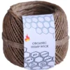 100% Organic Hemp Wick 200 FT Spool Well Coated with Natural Beeswax-Standard Size(1.0mm) 5