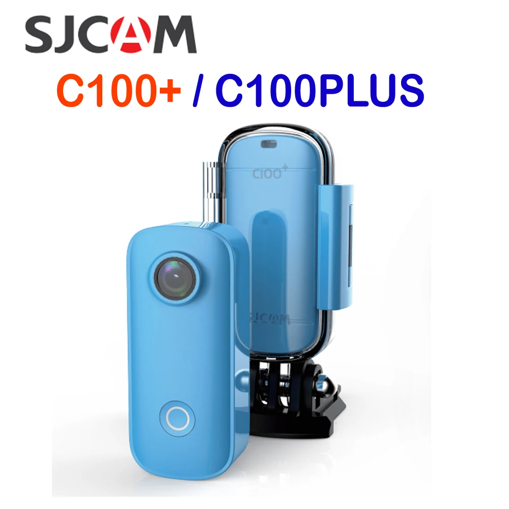 Cámara de Acción SJCAM C100 + C100 Plus, Mini Pulgar, 2K, 30FPS, H.265, NTK96675, WiFi, 30M, impermeable, deportes, DV