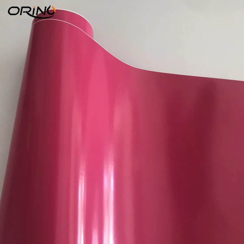 Rose Red Gloss Vinyl Wrap Sticker-1