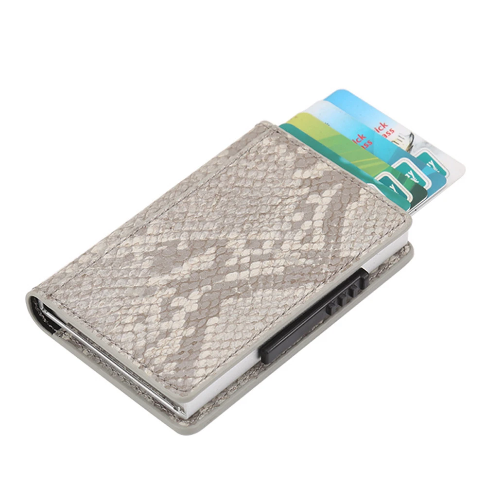Качественный алюминиевый сплав держатель для кредитных карт для мужчин тонкий анти-защита ID для путешествий women женский Rfid кошелек металлический чехол 826