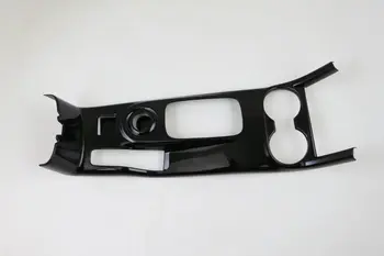 

For Mitsubishi Outlander 2016 Black ABS Chrome Car Gear Shift Knob Sticker Panel Water Cup Cover Trims Car Styling Accessories