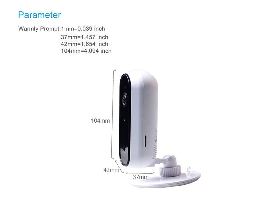 Jimi JH06P Новинка 1080P беспроводная Wifi ip-камера рыбий глаз панорамная камера домашняя система видеонаблюдения камера детский монитор