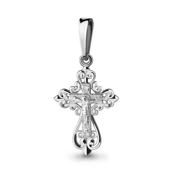 

Cross Orthodox AQUAMARINE without inserts Silver 925
