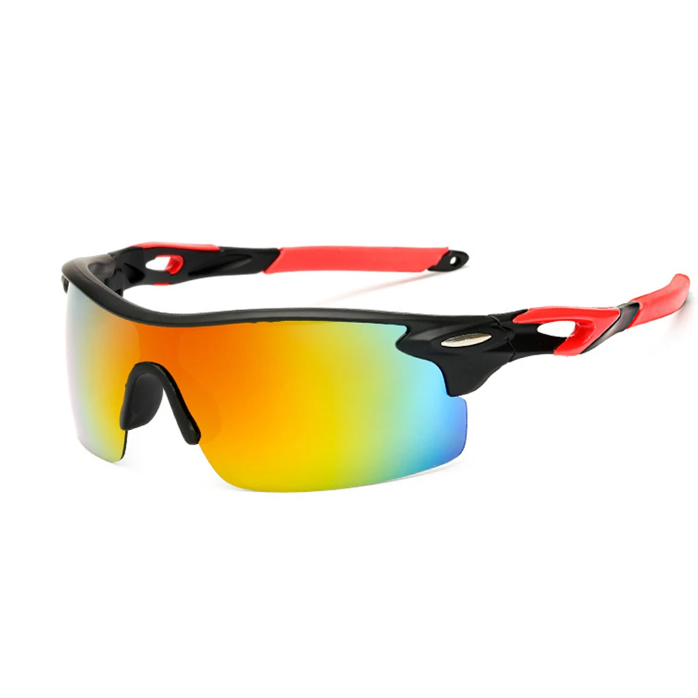 C03 Black Red Уличные спортивные поляризованные солнцезащитные очки поляризованные очки UV400 ветрозащитные солнцезащитные очки для мужчин и женщин Рыбалка Ретро De Sol Masculino - Цвет: C03 Black Red