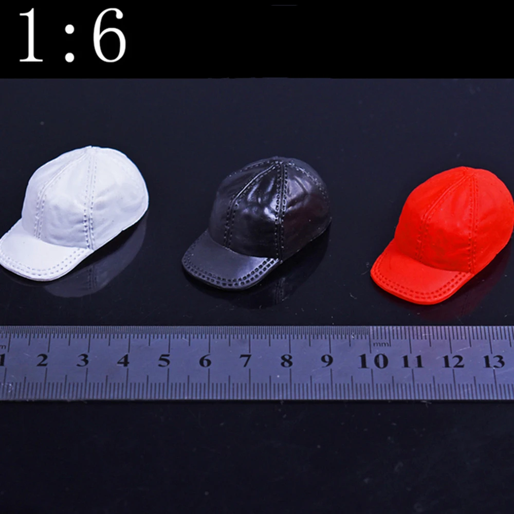 1/6 Scale Red Baseball Cap for Phicen Hot Toys 12'' Female Action Figures 