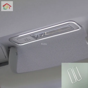 

2pcs Car Roof Reading Lamp frame decoration cover trim for Mercedes Benz New C class W205 GLC X253 2015-2020