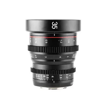 

Meike MK 35mm T2.2 Manual Focus Aspherical Portrait Cine Lens for Sony E Mount Mirrorless Cameras A6000,A6300,A6500 NEX3/5/6/7