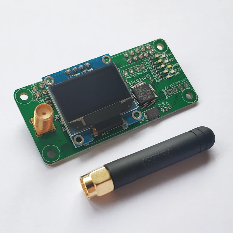 

jumbospot MMDVM hotspot UHF VHF antenna + 0.96 Oled Support P25 DMR YSF for raspberry pi