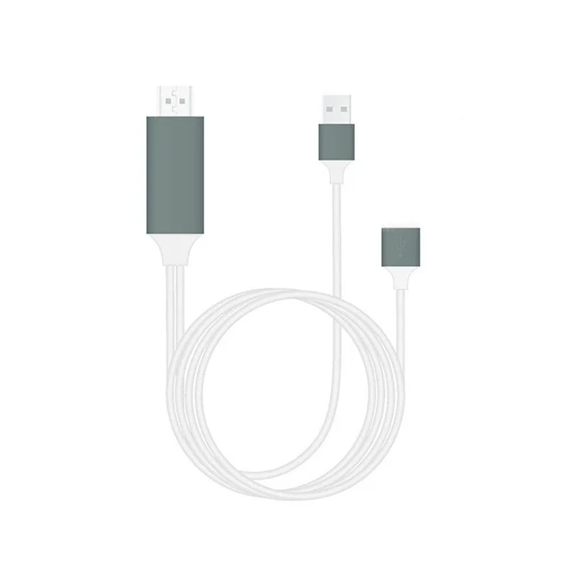 Универсальный 1080P HDMI кабель USB к HDMI адаптер мобильный телефон планшет к ТВ HDMI HD tv AV адаптер Кабели для iOS Android системы