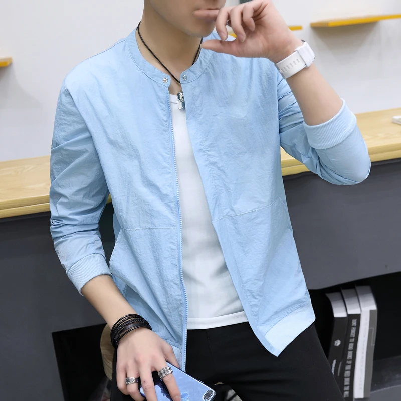 Hot Product Summer Basic Jackets Lightweight Sun Protection Jacket for Men Quick Dry Windproof Water Resistant Skin Coat Anti UV Jacket