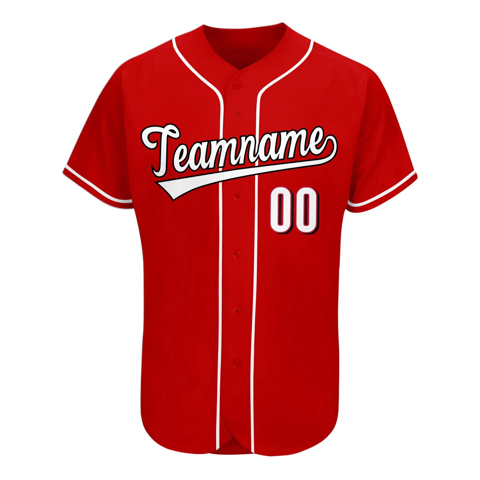 Stitched Baseball Jerseys Button Cardigan Embroidery Name/Number Softball Game Training Clothes for Men