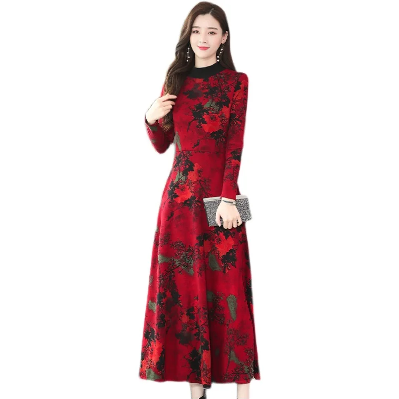 【新品タグ付】Philosophy Floral Long Dress red ◎【新品タグ付】Philosophy Floral Long Dress red Fashionable and