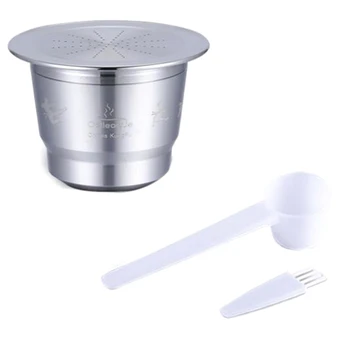 

Espresso Capsulas New Version Recargables Coffee Filter Stainless Steel Nespresso Refillable Capsule Reusable for Nestle