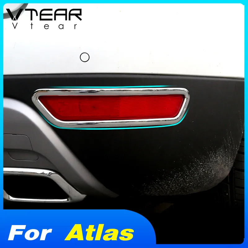 Vtear для Geely Atlas Emgrand NL-3 Proton X70 автомобильный противотуманный светильник, крышка заднего кузова, внешний хромированный автомобильный Стайлинг, аксессуары для украшения аксессуары для авто