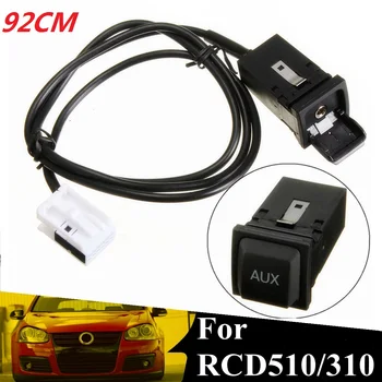 

1 Set Switch Plug AUX Cablefor VW for Volkswagen Jetta/GLI MK5 Rabbit Golf/GTI/R MK5 MK6 Scirocco Not fit for RCD300