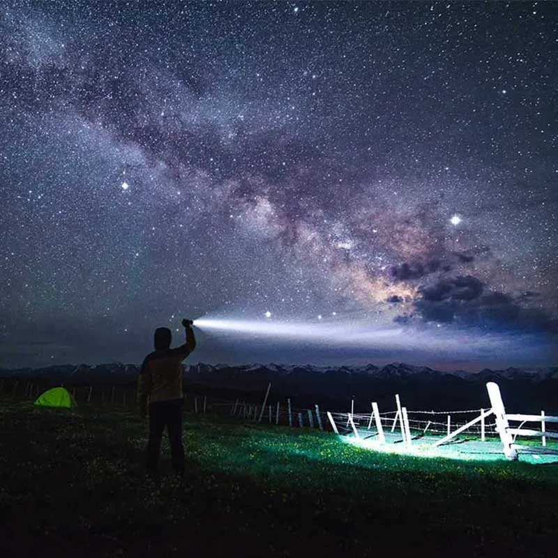  XIAOMI Youpin NexTool Rechargeable Flashlight 2000lm 380m 5 Modes IPX7 Waterproof LED light Type-C 