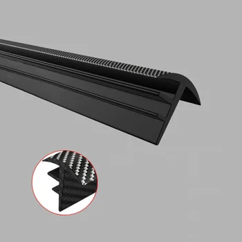

1.6M Carbon Fiber Style Car Dashboard Windshield Rubber Gap Sealing Strip Trim High Quality Material
