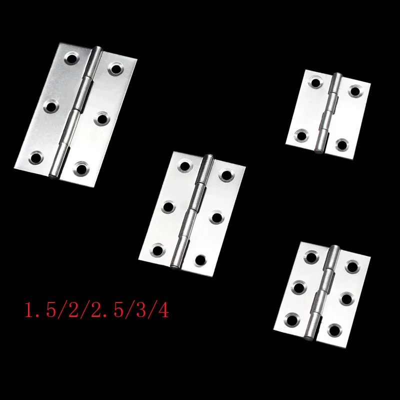 

2pcs Stainless Steel hinges for furniture Flap Hinge Counter Backflap Hinge 1.5/2/ 2.5 /3/ 4 inch Hinge
