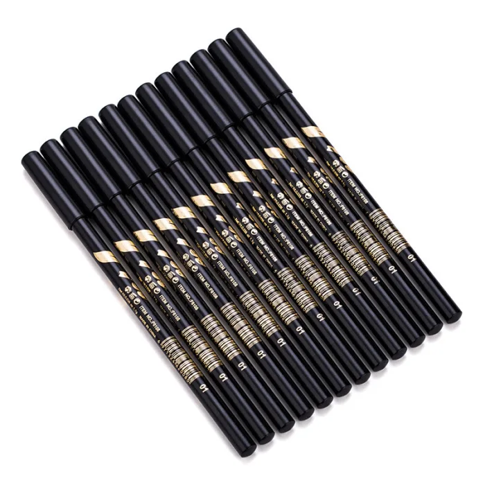 6/12pcs Makeup Lipliner Pencils Eyeliner Colorful Waterproof Long-lasting Eyebrow Pen Beauty Tool V9-Drop