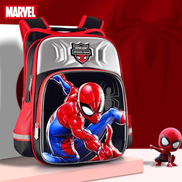 Disney Spider Man книжная сумка мультфильм плечо рюкзак дети школьные рюкзаки для