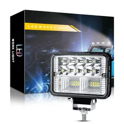 Lampe de travail auxiliaire pour camion, SUV, bateau, moto, phare de modification, 26led, 3 pouces, 78W 