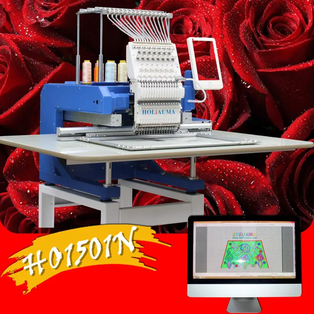 Китай 10 лет обслуживания! Новейшая машина для вышивки с одной головкой HOLiAUMA