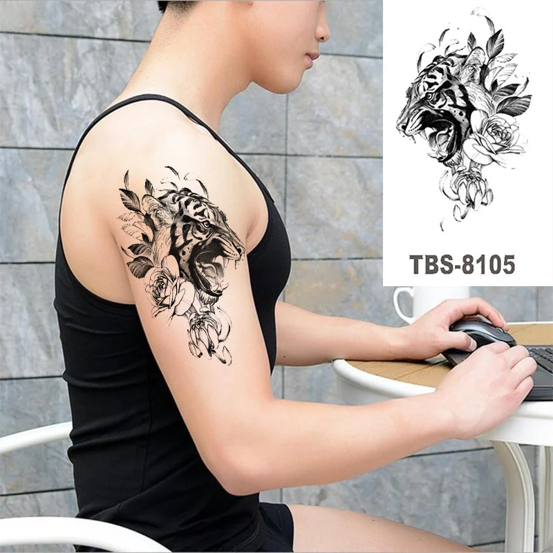 

Temporary Tattoo For Women Stickers On The Chest Fashion Fake Tattoos Woman Tatoo Sticker Tatoos Men Body Art Waterproof Tattoo