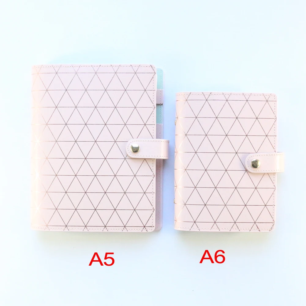 Domikee-cute Soft Cover Leather Personal Binder Agenda Planner Caderno Organizador Artigos de Papelaria Anéis A5a6 2023 - Imagem 6