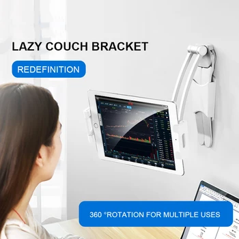 

Tablet Holder Desktop Pull Up Lazy Stand Multi-Functional Tablet Phone Stand Live Show Fit 360° Rotating Live Broadcast