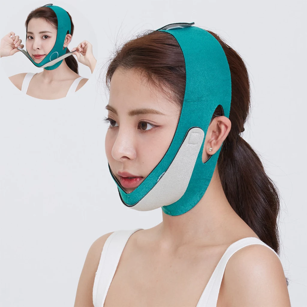 Face V Shaper Facial Slimming Bandage Relaxation Lift Up Belt Shape Reduce Double Chin Thining Band Massage Hot Sale | Красота и