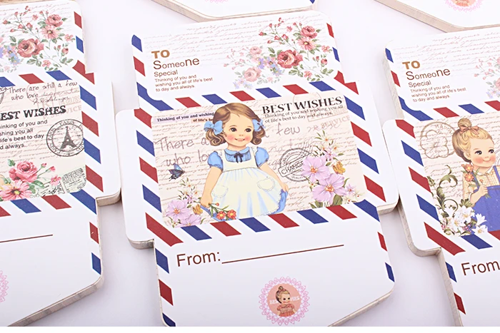 1 упаковка) конверт Липкие заметки 35 листов милая девочка серия заметок канцелярские принадлежности Школьные запасы этикеток(dd-1757