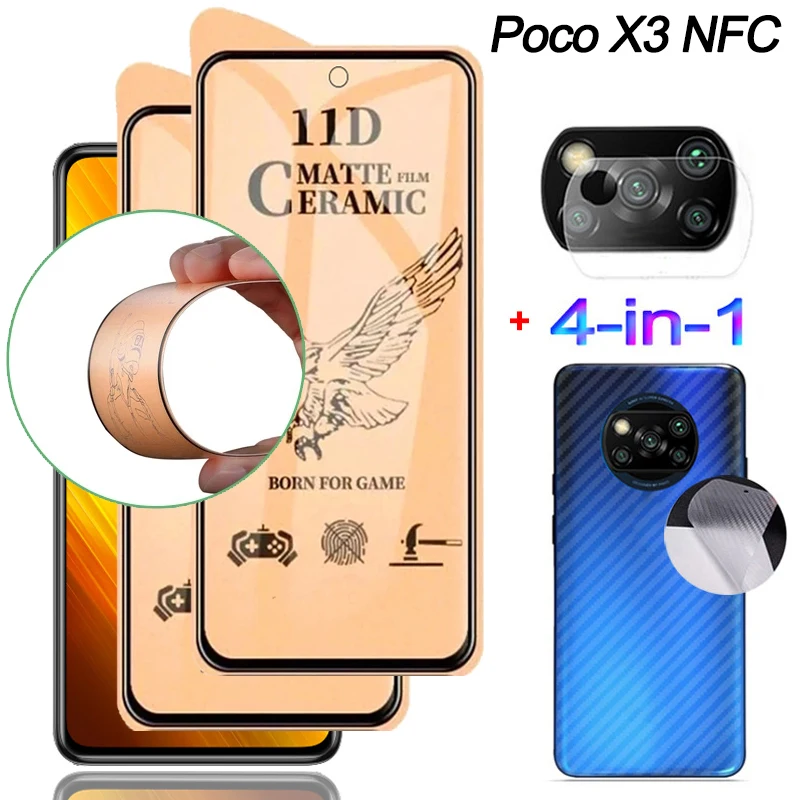 поко х3 мягкое керамическое стекло для poco x3 nfc glass x 3 защитное mi pocophone xiaomi пленка