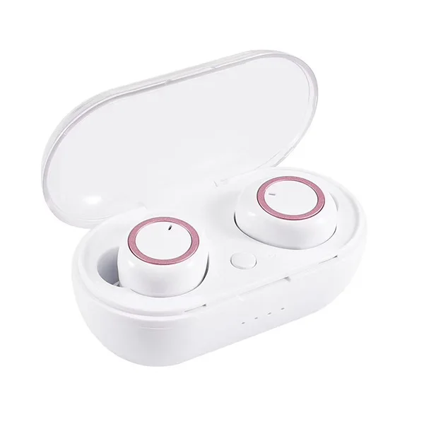 Bluetooth 5,0 наушники Беспроводная гарнитура для iPhone, двойные динамики наушник для Android ios водонепроницаемый air dot для xiaomi huawei - Цвет: red white