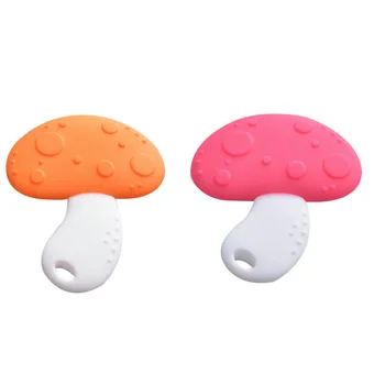 

2PCS Soft Silicone Cartoon Fruits Toddler Molar Teeth Pain Relief Tool Kids Teether Educational Toy Baby Shower Gift