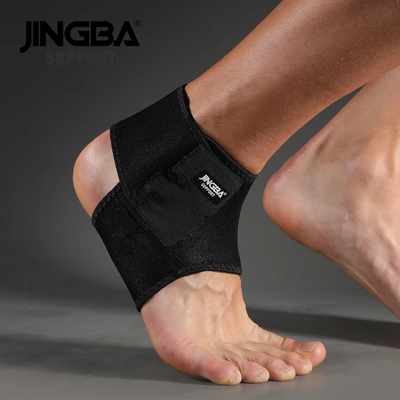 JINGBA SUPPORT 1PCS 3D Neoprene Adjustable Protective Ankle Support Protector Football Basketball Ankle Support Brace tobillera fitness ankle straps,ankle straps,ankle support,ankle wrist cuffs,ankle wrist weights,ankle support brace