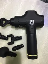 Pantalla LCD masaje arma profundo masajeador muscular dolor muscular cuerpo masaje de cuello ejercicio de relajación adelgazar la alivio del dolor