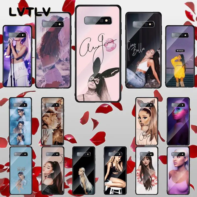 LVTLV Ag Ariana Grande Chat Coque Оболочка Чехол для телефона samsung S9 plus S5 S6 edge S7 S8 S10 E |