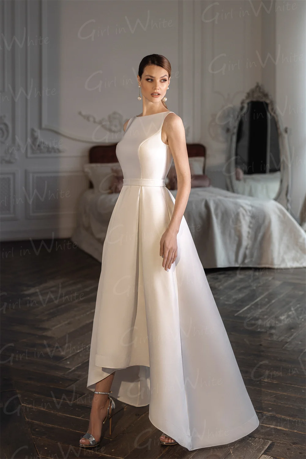 Wedding Dress Tea length 