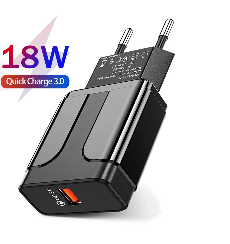 USB зарядное устройство Быстрая зарядка QC3.0 Универсальный мобильный телефон