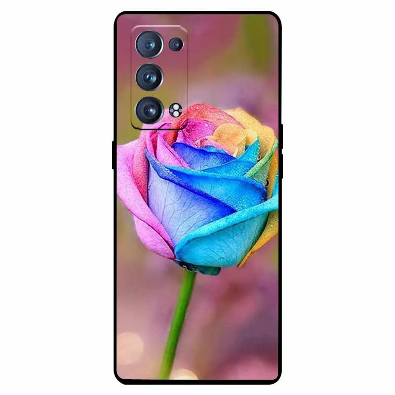 Shockproof Soft Silicone TPU Back Cover for Oppo Reno 6 Pro 5G - Cute and Durable