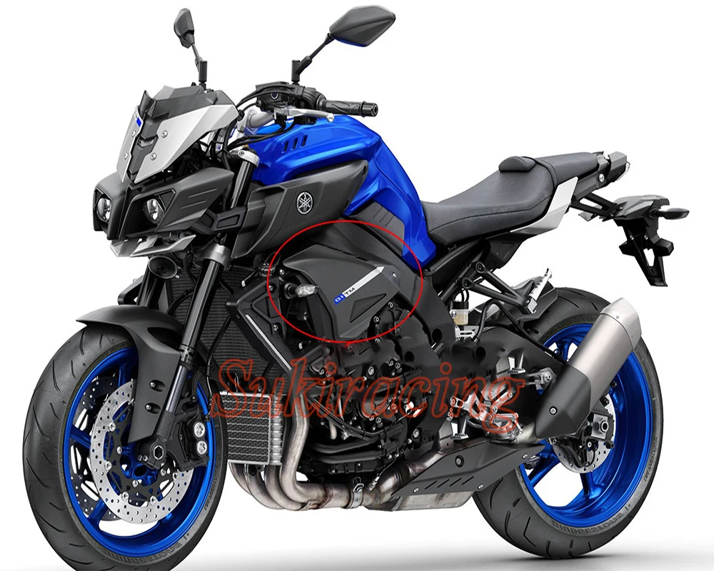 Для yamaha mt10 Pre-Preg углеродное волокно Левая Правая рамка обтекатель Panel для MT10 MT-10 MT 10