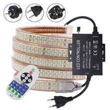 LED Strip Light Remote Control 5730 220V 240led/m Dimmable Super Bright LED Strip Rope Lights with 1500W Controller Waterproof LED Lighting LED Strip Light Remote Control 5730 220V 240led/m Dimmable Super Bright LED Strip Rope Lights with 1500W Controller Waterproof LED Lighting