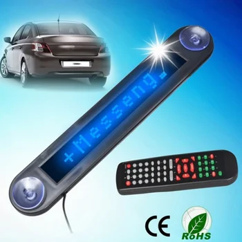 

Hot 12V Car Mini Super Slim LED Programmable Message Sign Scrolling Display Board with Remote