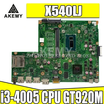 

X540LJ With i3-4005 CPU GT920M X540LJ 2 GB VRAM Mainboard REV 2.1 For ASUS Laptop Motherboard USB 3.0 100% Tested Motherboard